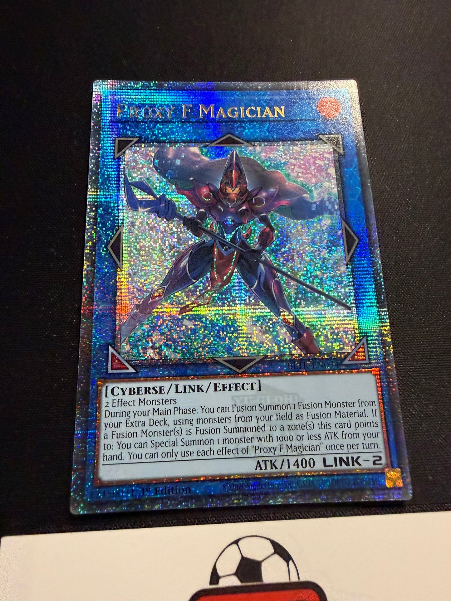 Proxy F Magician - Quarter Century Secret Rare BLTR-EN094 - YuGiOh