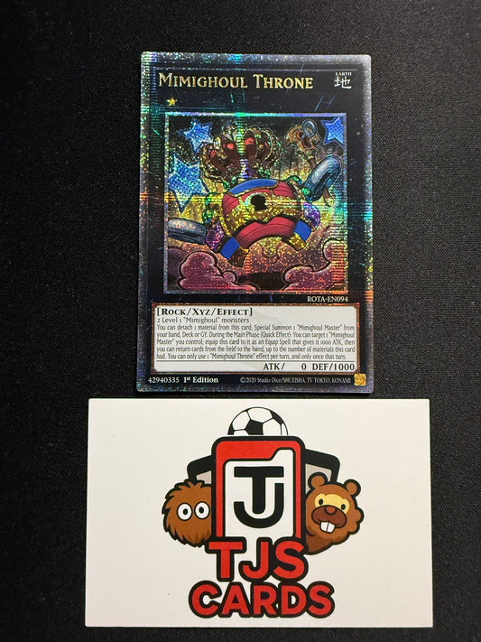Mimighoul Throne - Quarter Century Secret Rare ROTA-EN094 - YuGiOh