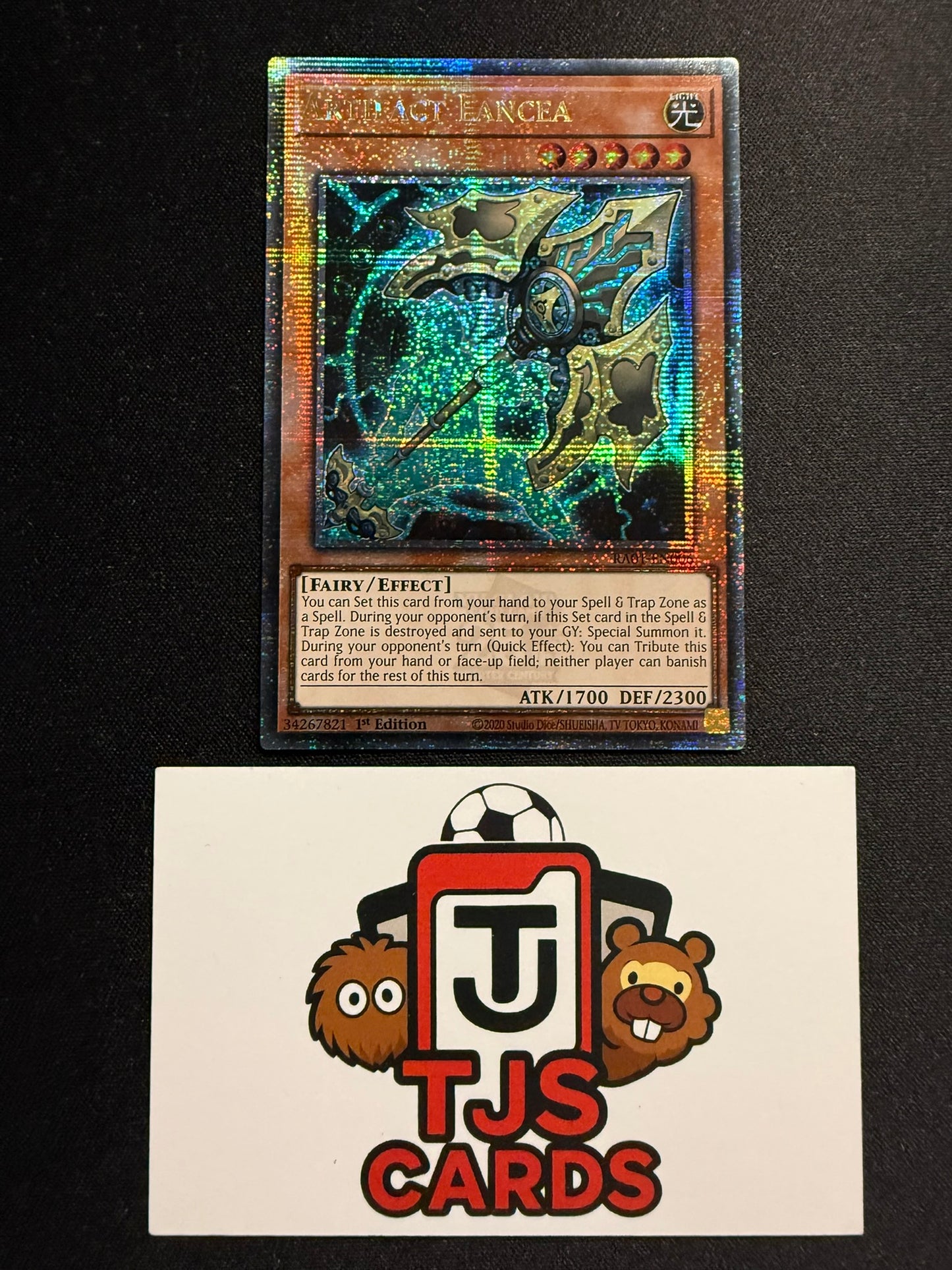 Artifact Lancea - Quarter Century Secret Rare RA01-EN006 - YuGiOh