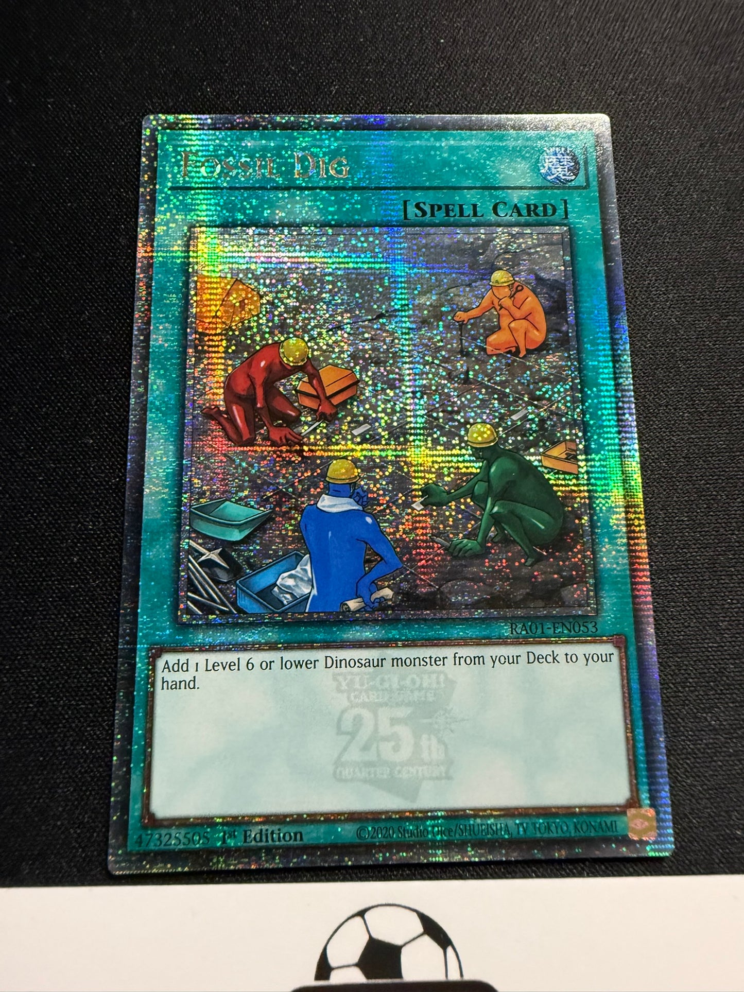 Fossil Dig - Quarter Century Secret Rare RA01-EN053 - YuGiOh