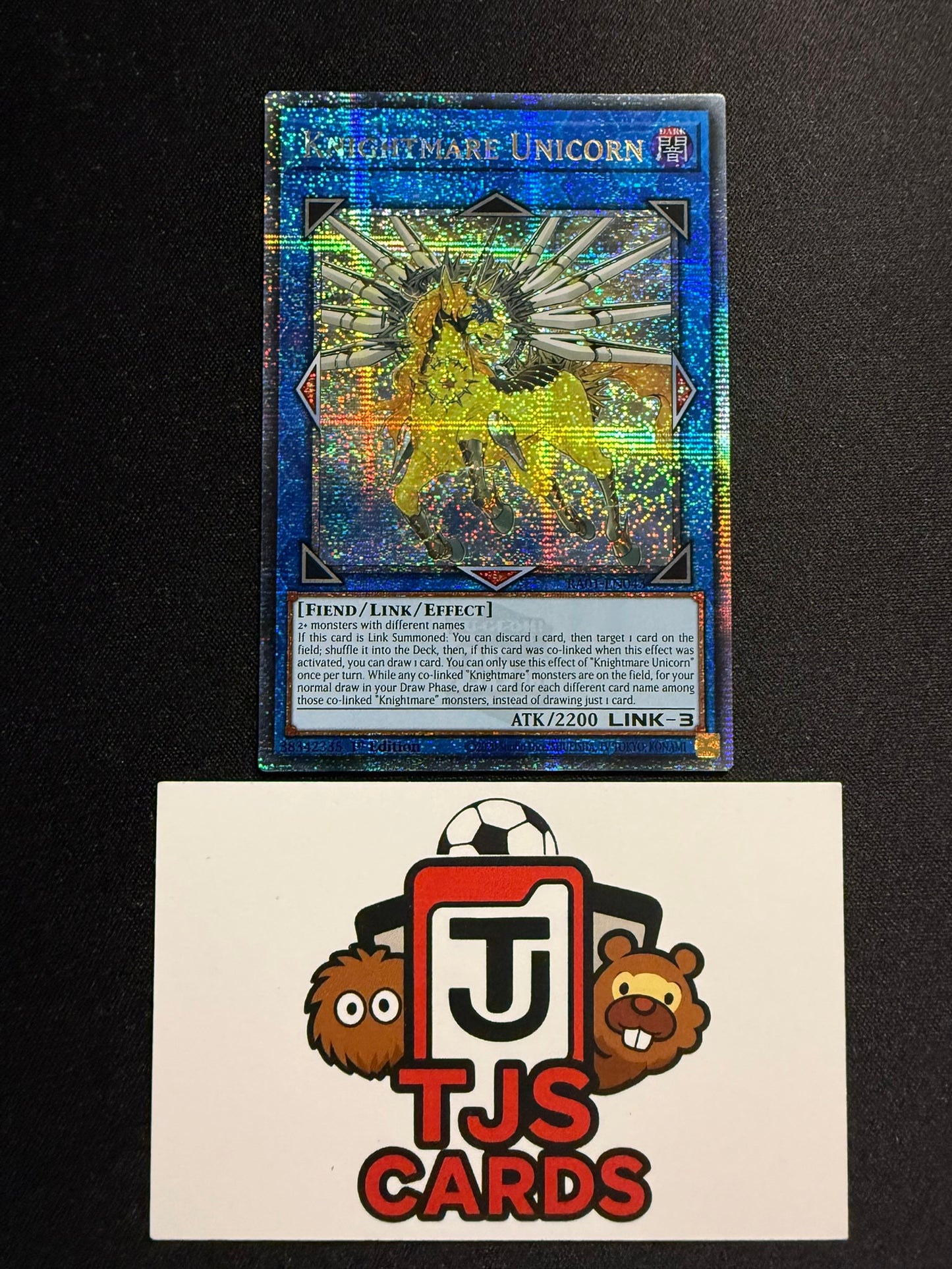 Knightmare Unicorn - Quarter Century Secret Rare RA01-EN043 - YuGiOh