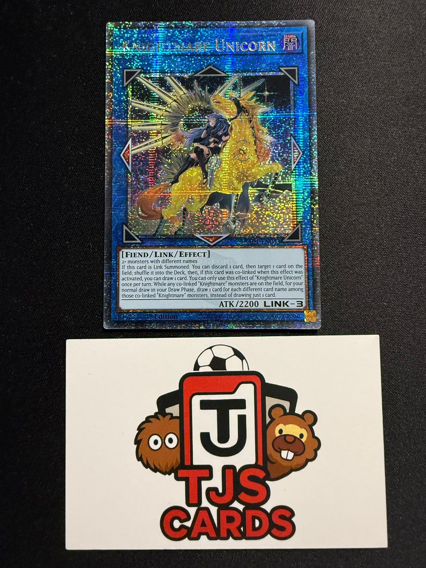 Knightmare Unicorn (Alt) - Quarter Century Secret Rare RA01-EN043 - YuGiOh