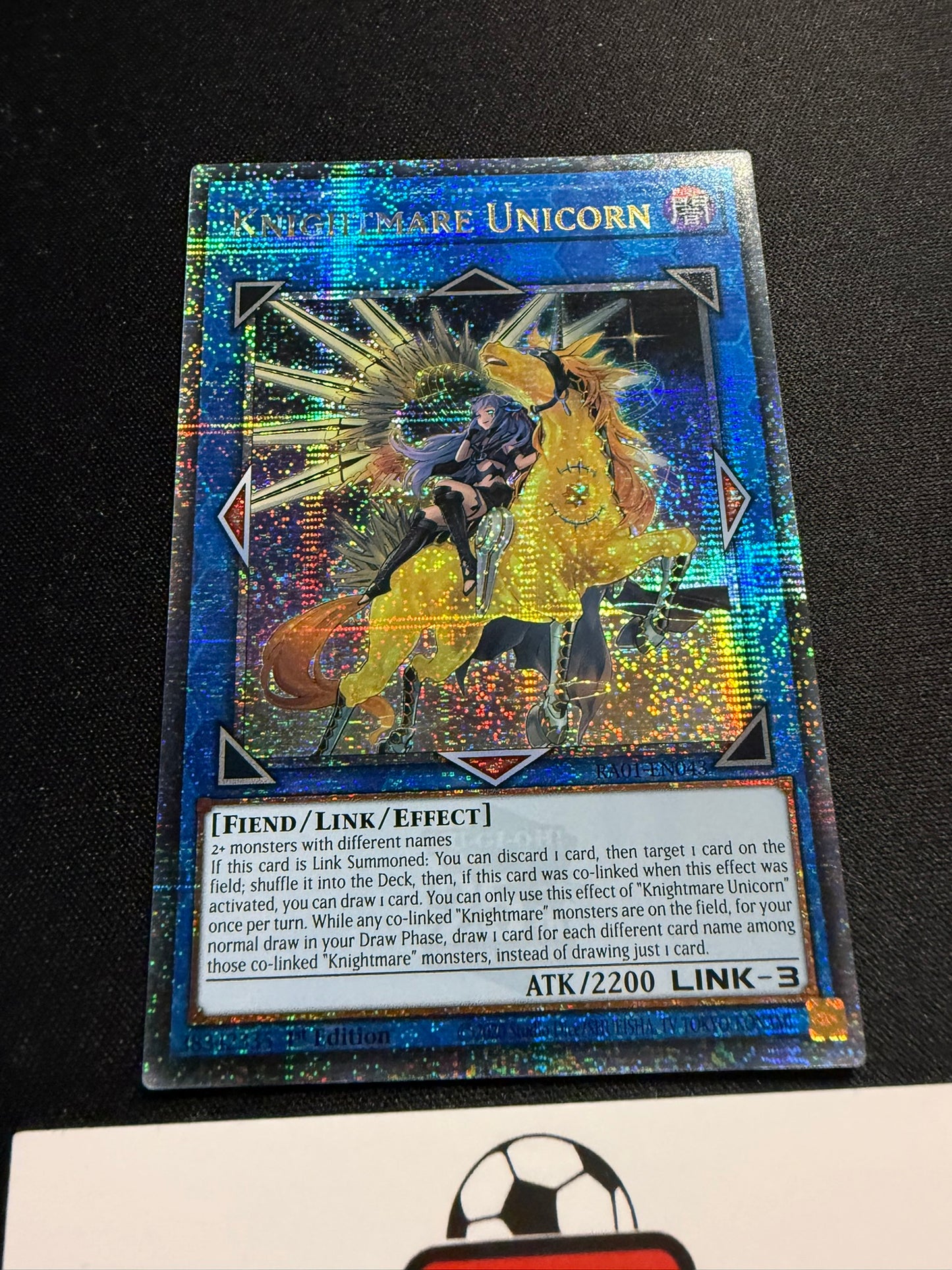 Knightmare Unicorn (Alt) - Quarter Century Secret Rare RA01-EN043 - YuGiOh