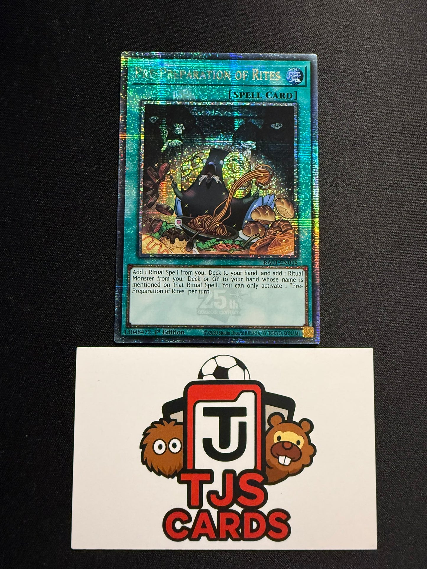 Pre-Preparation Of Rites - Quarter Century Secret Rare RA01-EN055 - YuGiOh
