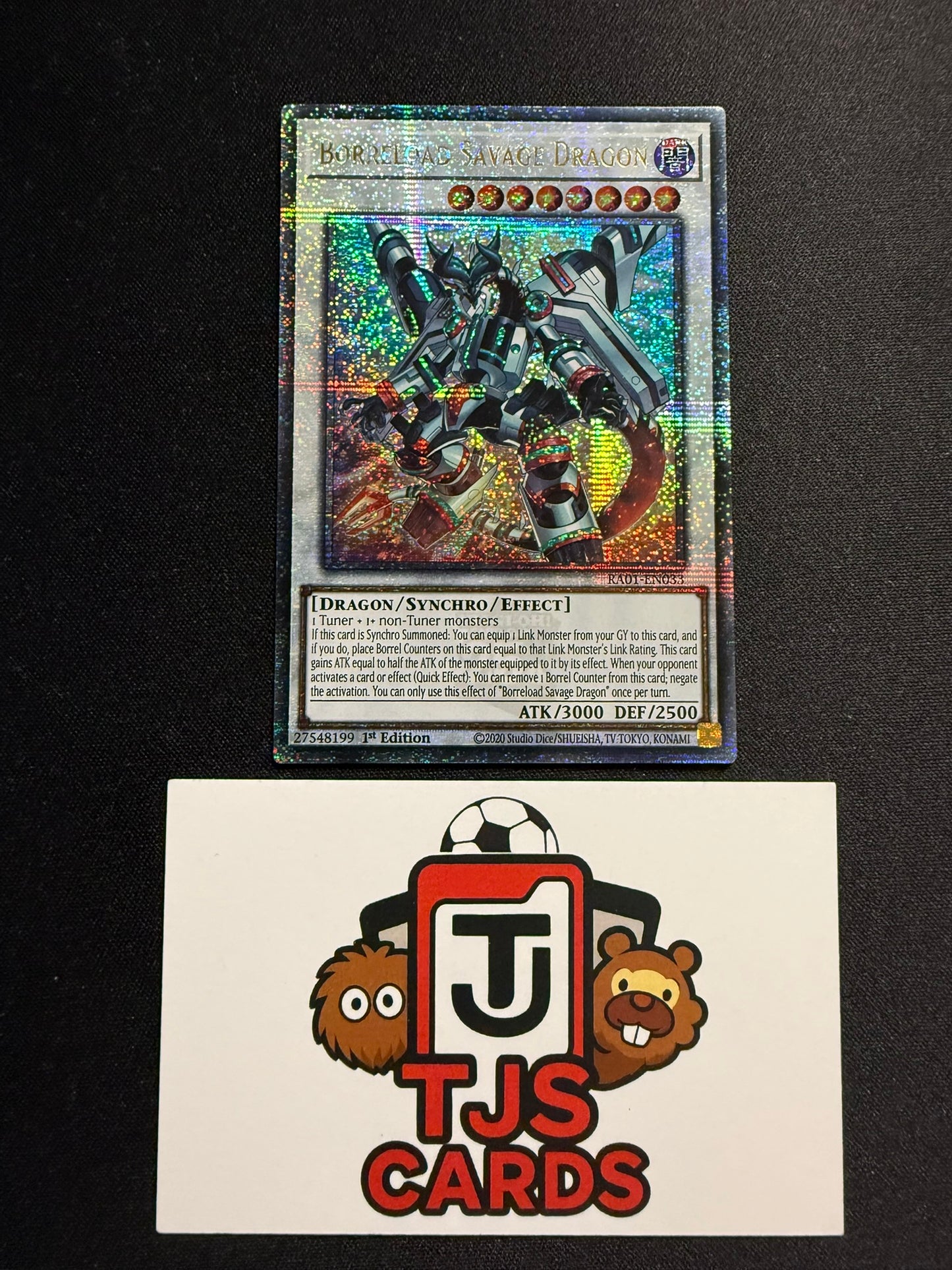 Borreload Savage Dragon - Quarter Century Secret Rare RA01-EN033 - YuGiOh