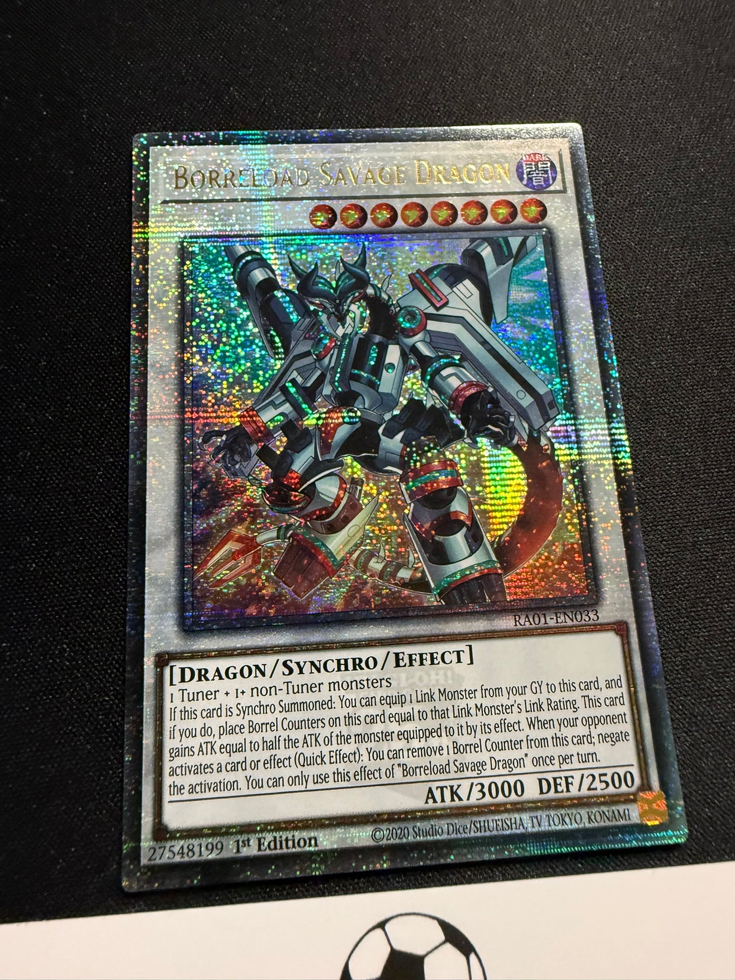Borreload Savage Dragon - Quarter Century Secret Rare RA01-EN033 - YuGiOh