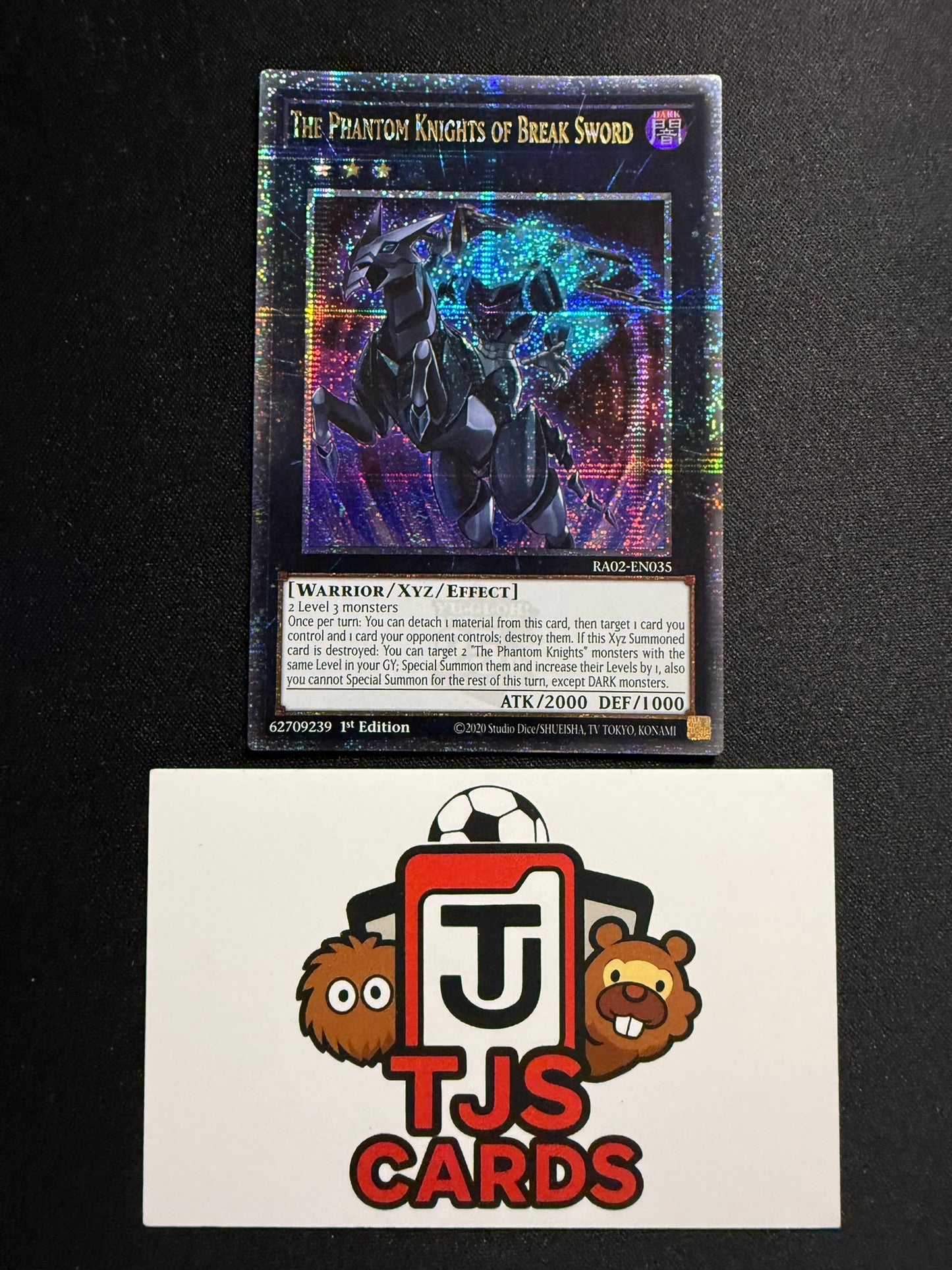 The Phantom Knights Of Break Sword - Quarter Century Secret Rare RA02-EN035 - YuGiOh