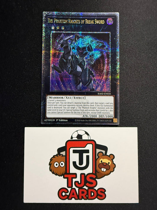 The Phantom Knights Of Break Sword - Quarter Century Secret Rare RA02-EN035 - YuGiOh
