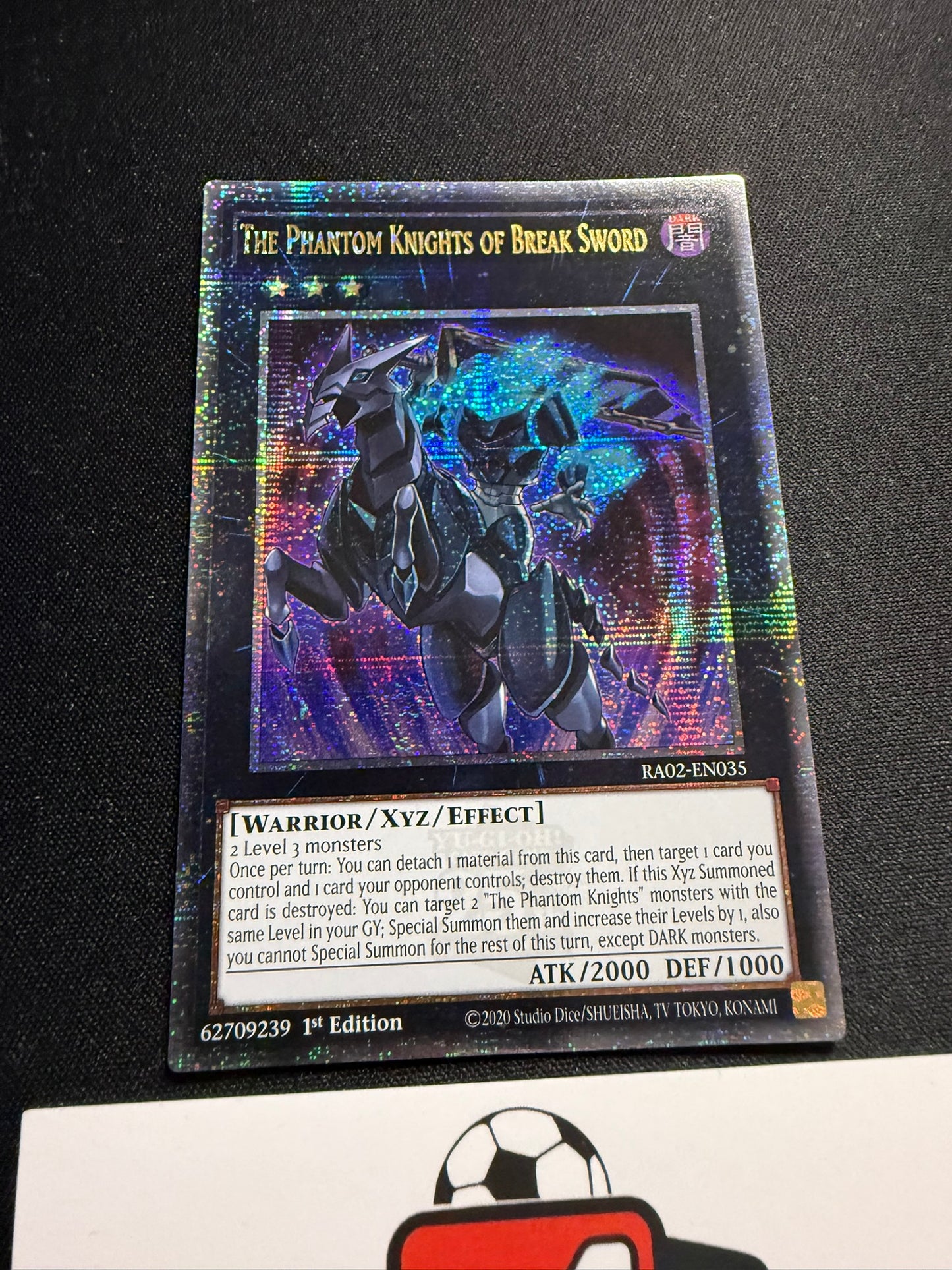 The Phantom Knights Of Break Sword - Quarter Century Secret Rare RA02-EN035 - YuGiOh