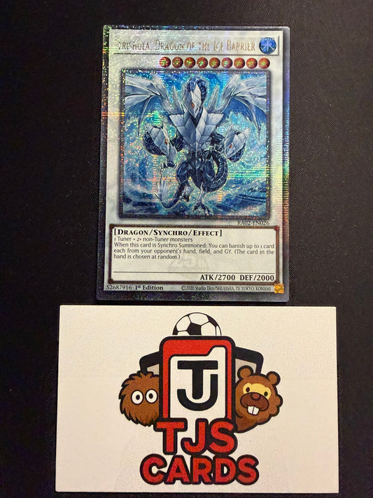 Trishula, Dragon Of The Ice Barrier - Quarter Century Secret Rare RA02-EN026 - YuGiOh