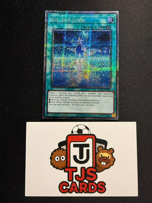 Sol And Luna - Quarter Century Secret Rare RA02-EN068 - YuGiOh