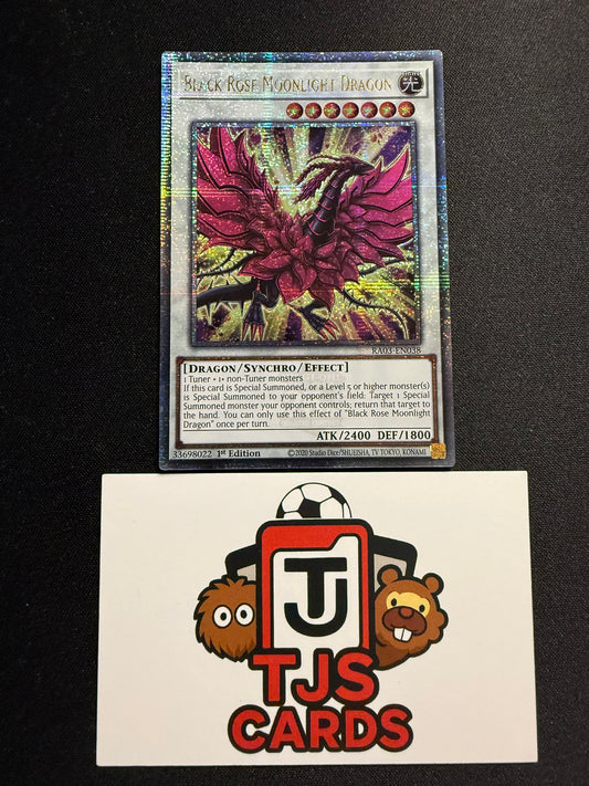 Black Rose Moonlight Dragon - Quarter Century Secret Rare RA03-EN038 - YuGiOh
