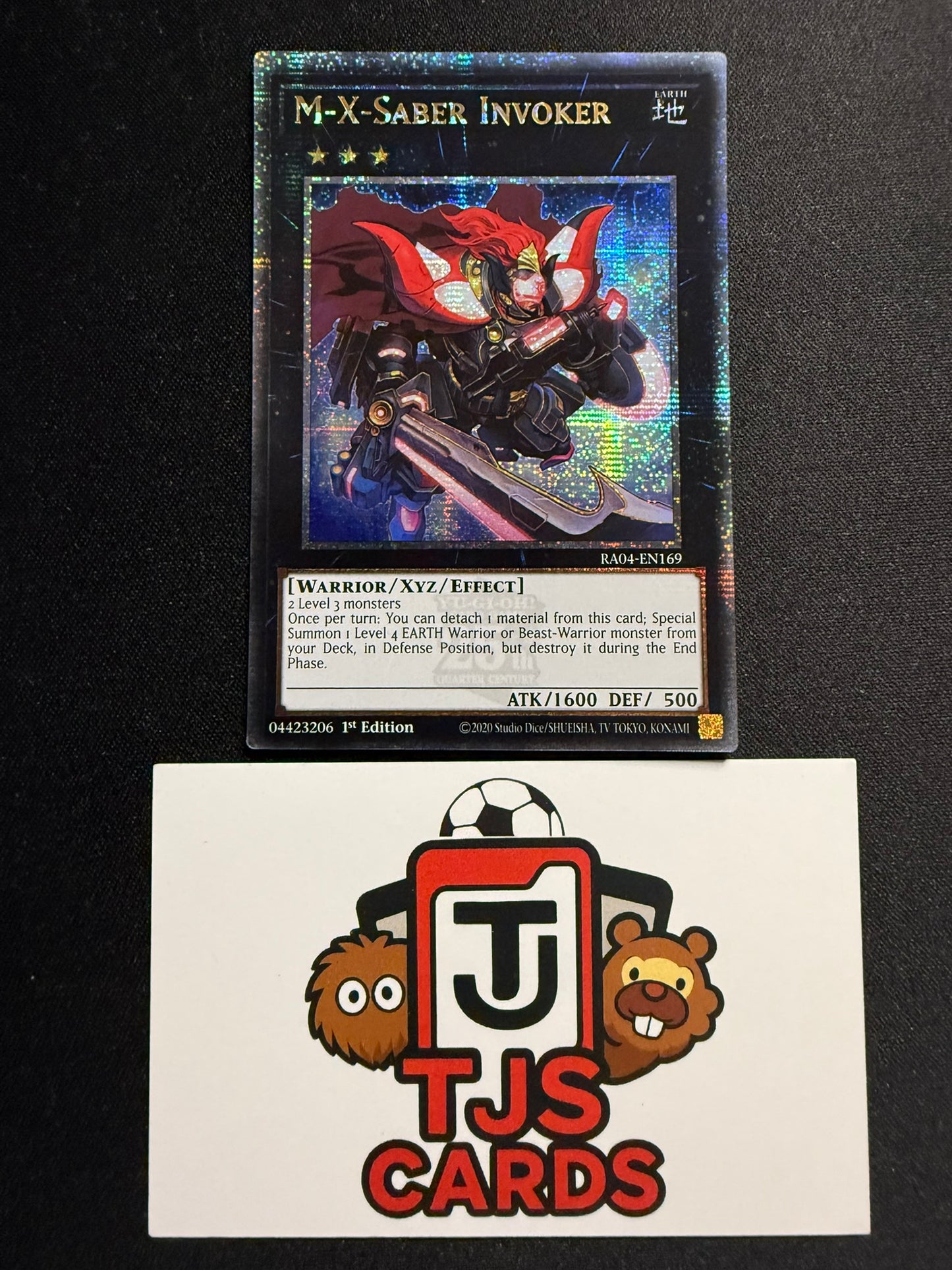 M-X-Saber Invoker - Quarter Century Secret Rare RA04-EN169 - YuGiOh