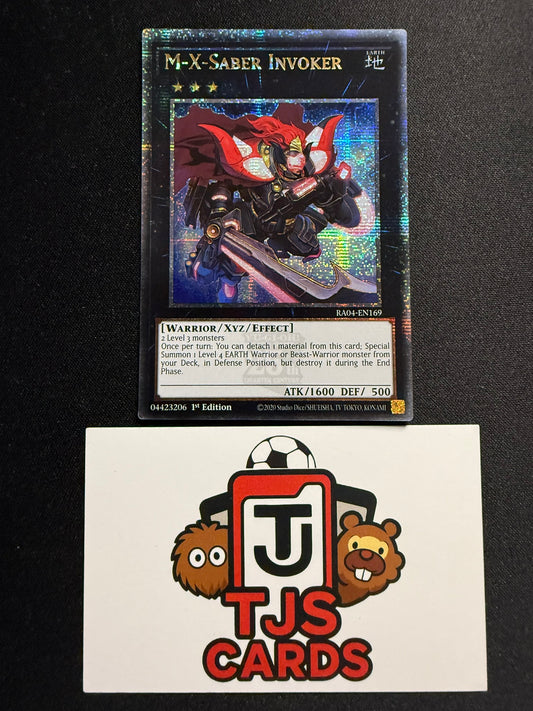 M-X-Saber Invoker - Quarter Century Secret Rare RA04-EN169 - YuGiOh