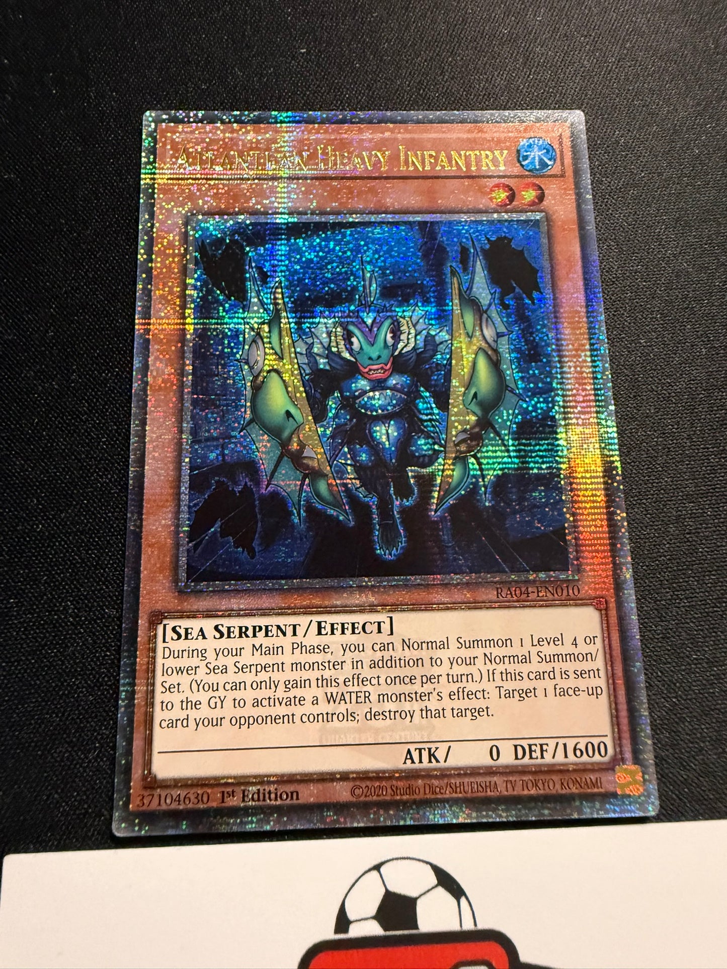 Atlantean Heavy Infantry - Quarter Century Secret Rare RA04-EN010 - YuGiOh