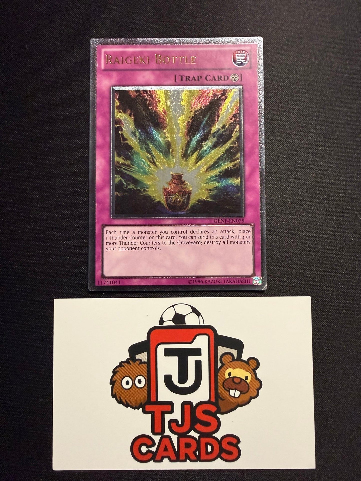 Raigeki Bottle - Ultimate Rare GENF-EN079 - MP - YuGiOh