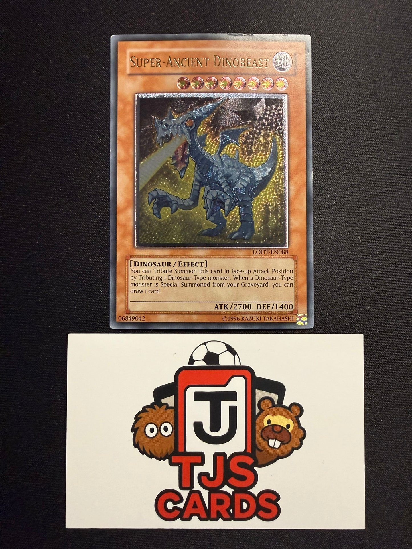 Super-Ancient Dinobeast - Ultimate Rare LODT-EN088 - MP - YuGiOh