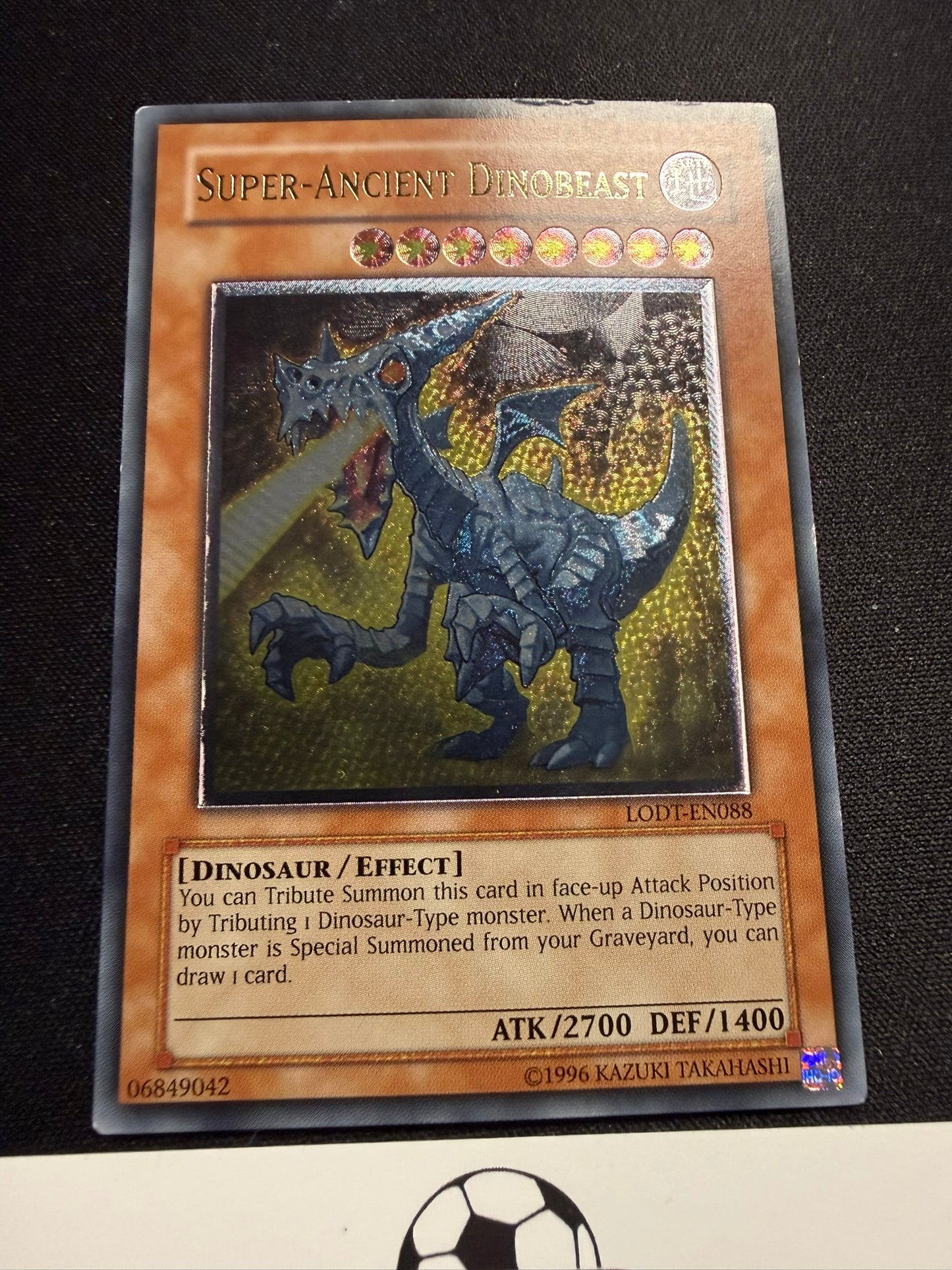 Super-Ancient Dinobeast - Ultimate Rare LODT-EN088 - MP - YuGiOh