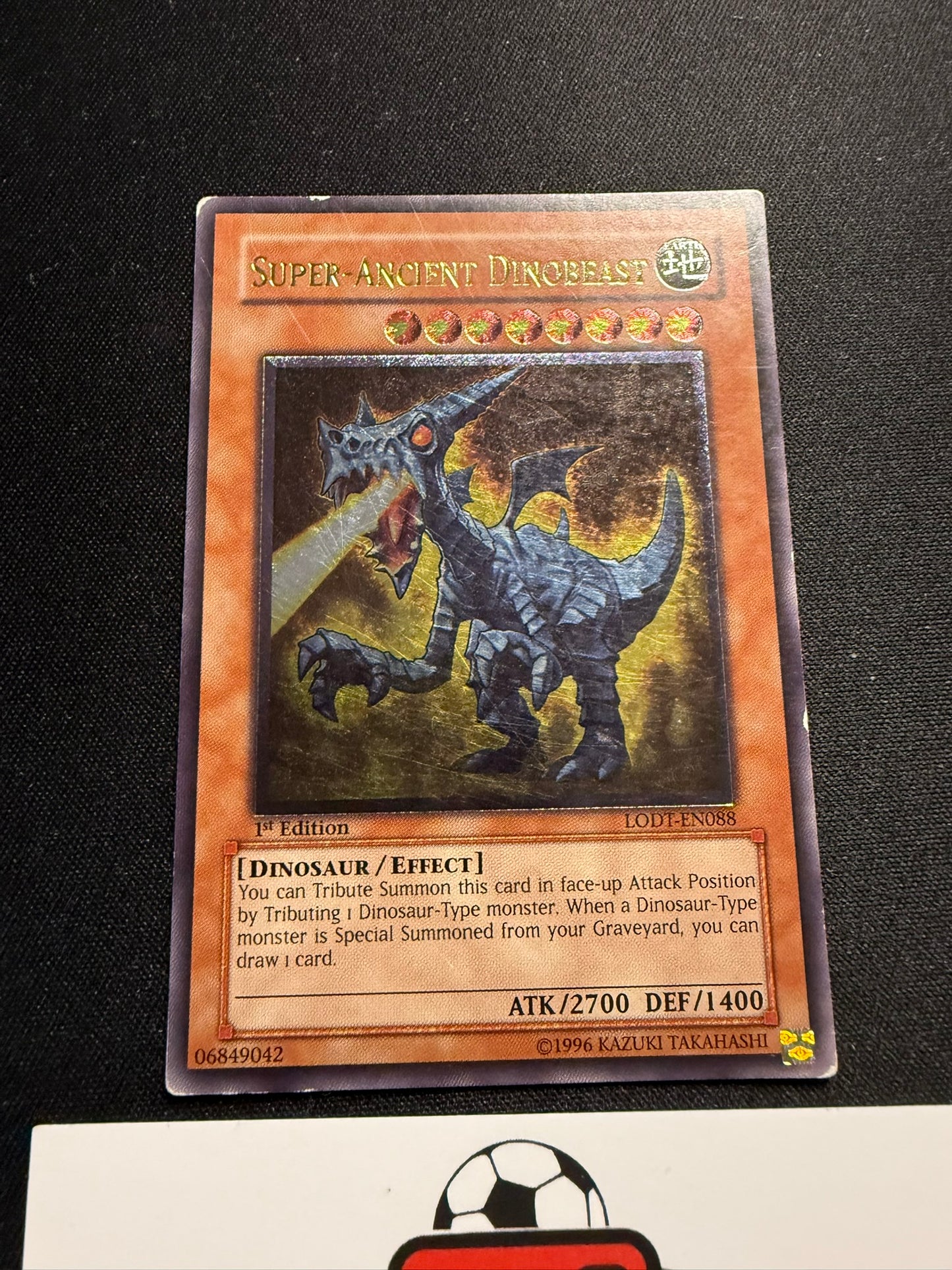 Super-Ancient Dinobeast - Ultimate Rare 1st Edition LODT-EN088 - HP - YuGiOh