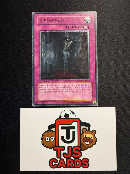 Birthright - Ultimate Rare 1st Edition STON-EN057 - HP - YuGiOh