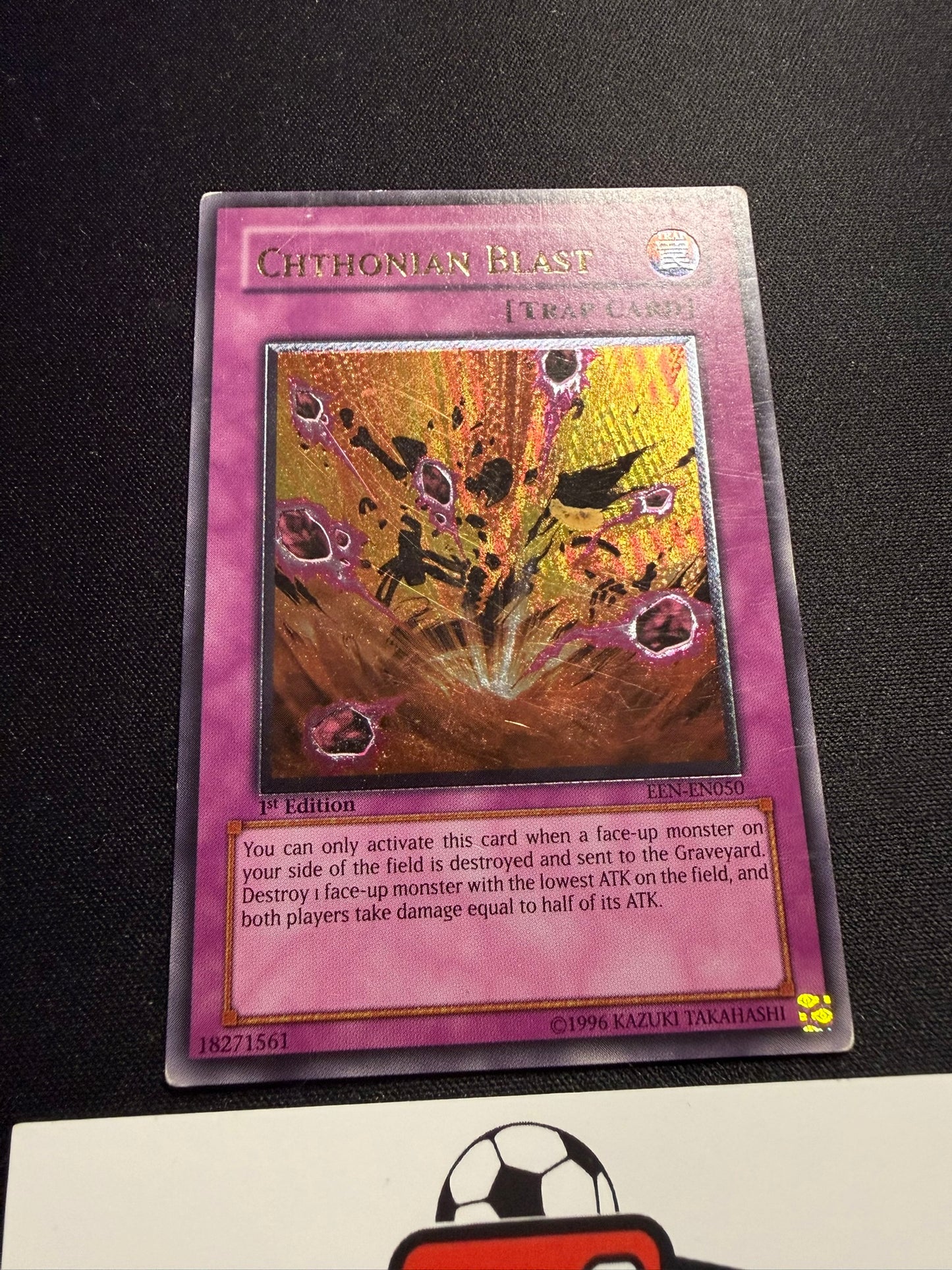 Chthonian Blast - Ultimate Rare 1st Edition EEN-EN050 - HP - YuGiOh