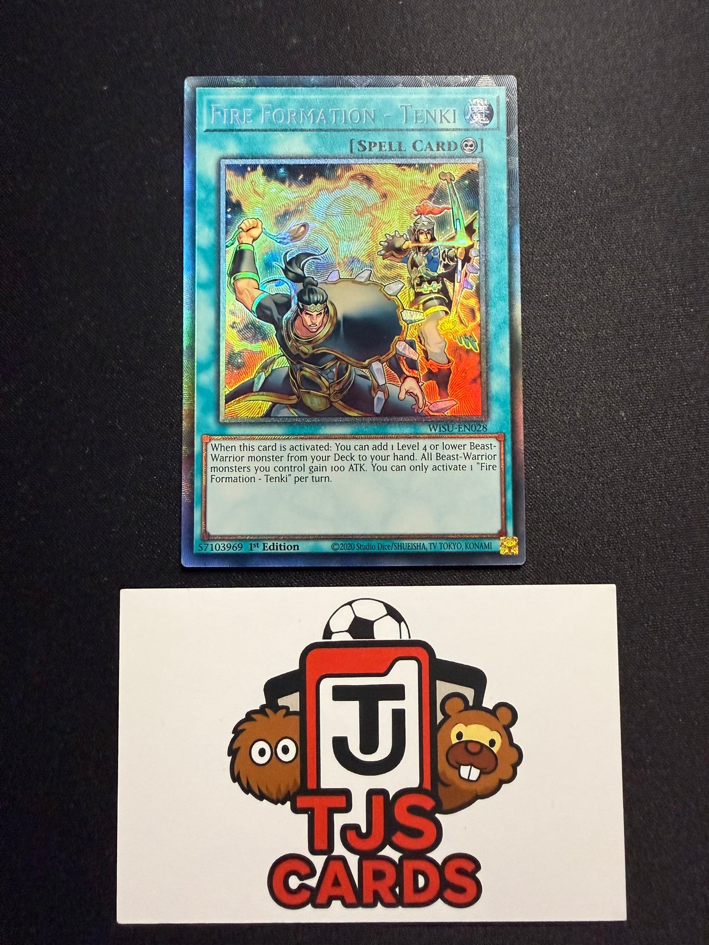 Fire Formation - Tenki - Collector's Rare 1st Edition WISU-EN028 - YuGiOh