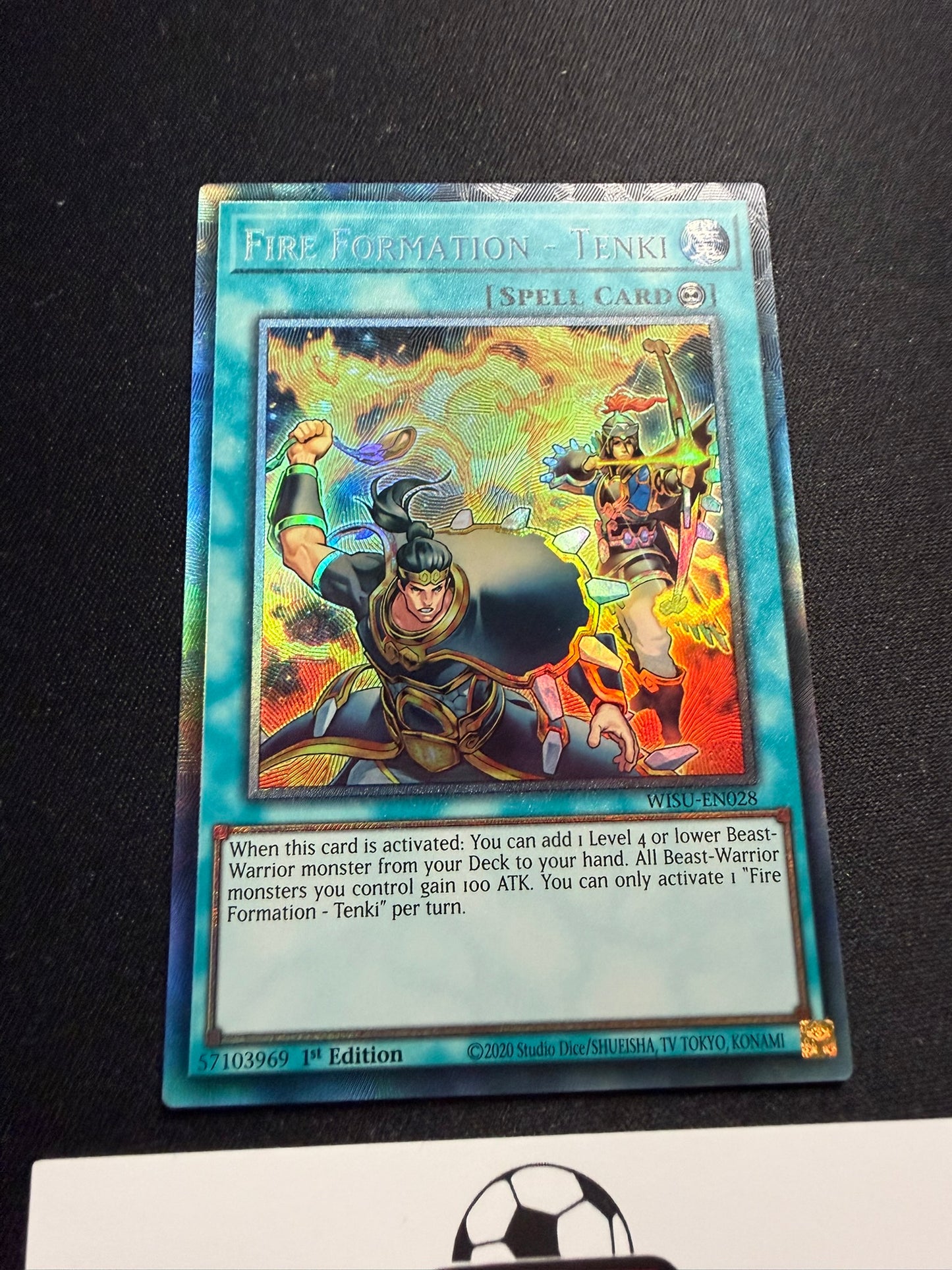 Fire Formation - Tenki - Collector's Rare 1st Edition WISU-EN028 - YuGiOh