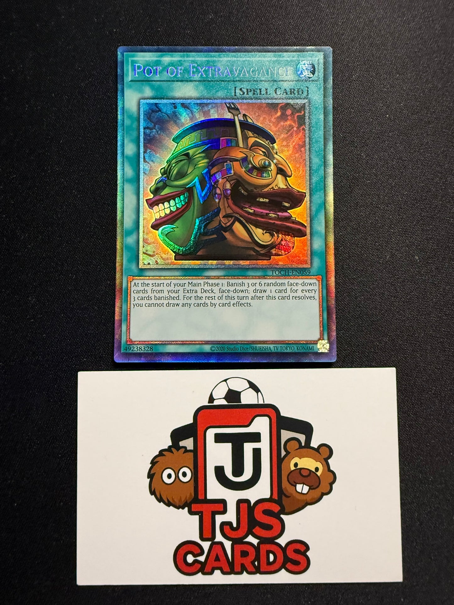 Pot Of Extravagance - Collector's Rare TOCH-EN059 - YuGiOh