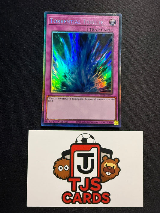 Torrential Tribute - Collector's Rare 1st Edition GRCR-EN057 - YuGiOh