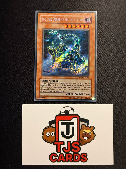 Ido The Supreme Magical Force - Secret Rare CRMS-EN096 - MP - YuGiOh