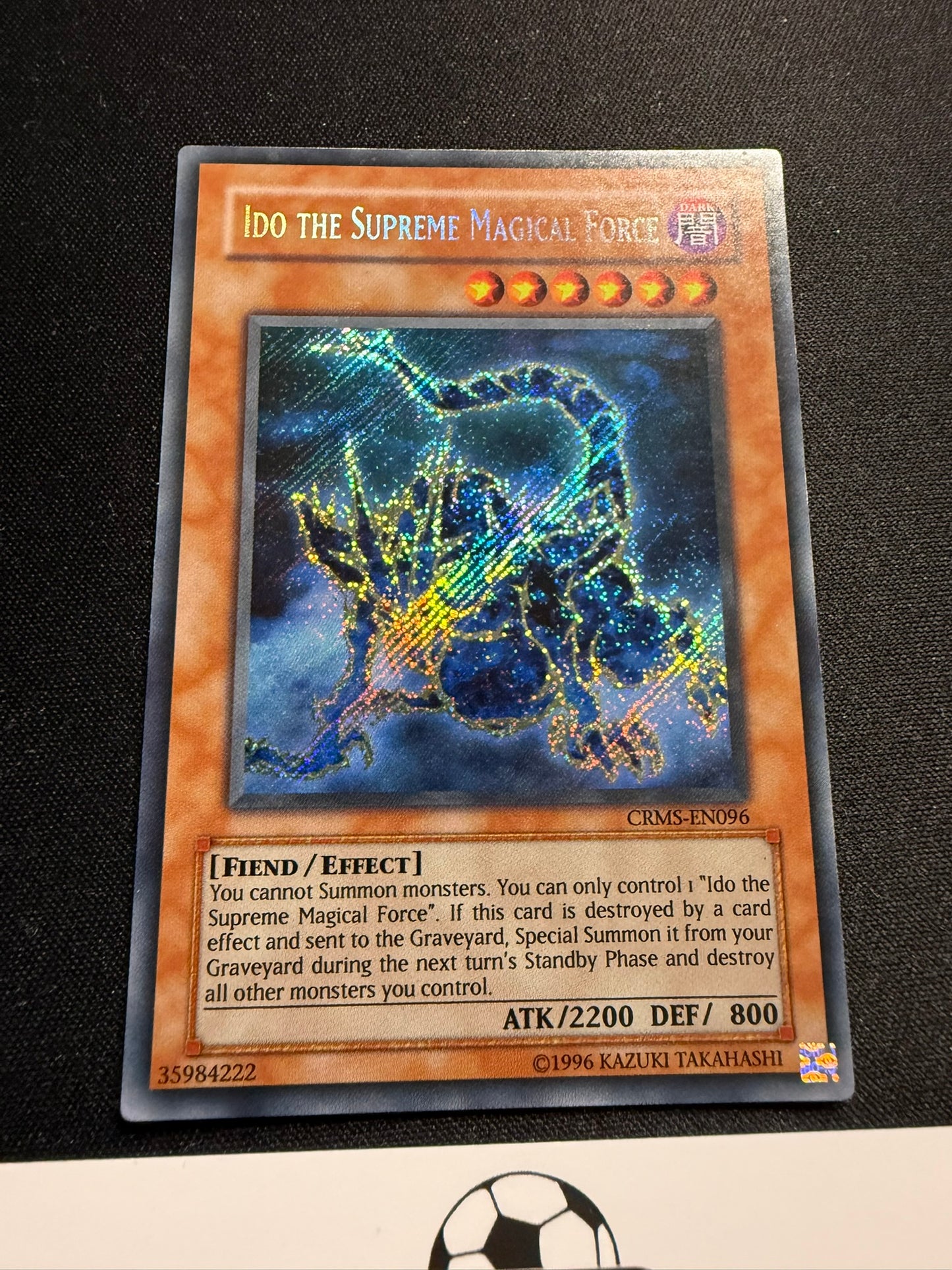 Ido The Supreme Magical Force - Secret Rare CRMS-EN096 - MP - YuGiOh