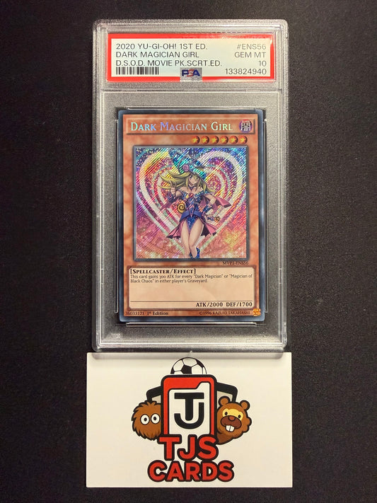 Dark Magician Girl - PSA 10 - Secret Rare 1st Edition MVP1-ENS56 - YuGiOh