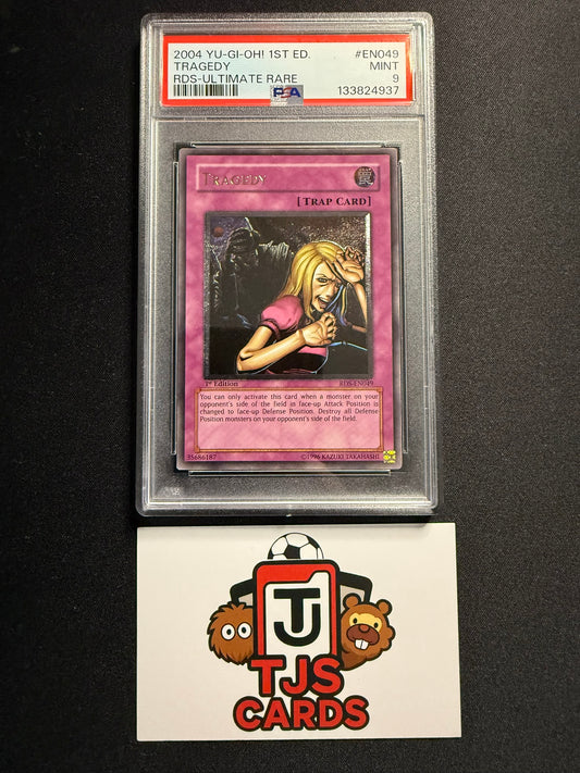 Tragedy - PSA 9 - Ultimate Rare 1st Edition RDS-EN049 - YuGiOh