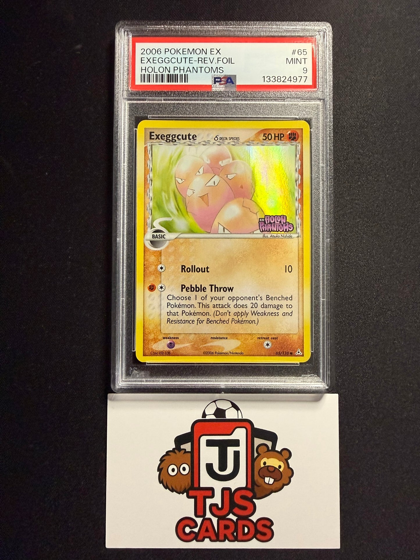 Exeggcute - PSA 9 - ex Holon Phantoms Reverse Holo 65/110 - Pokemon