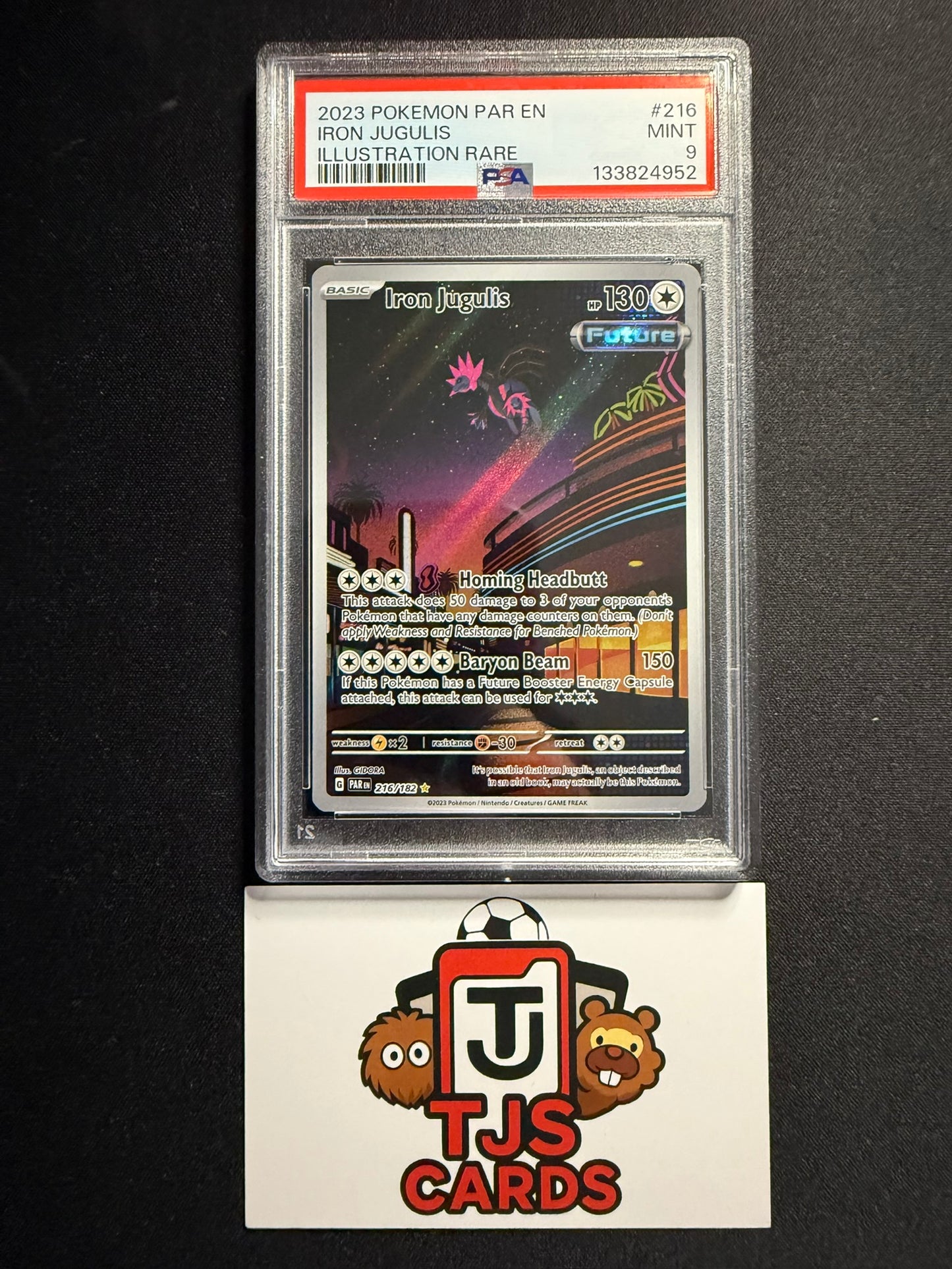 Iron Jugulis - PSA 9 - Paradox Rift 216/182 - Pokemon