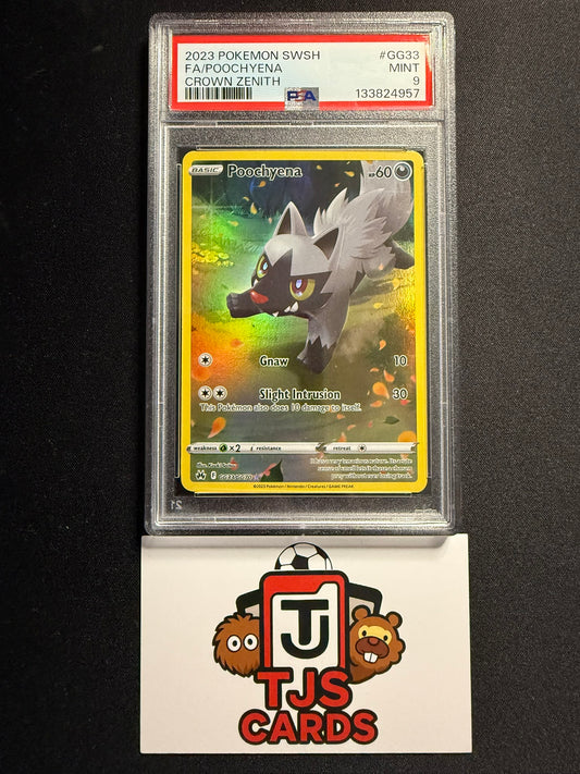 Poochyena - PSA 9 - Crown Zenith GG33/GG70 - Pokemon