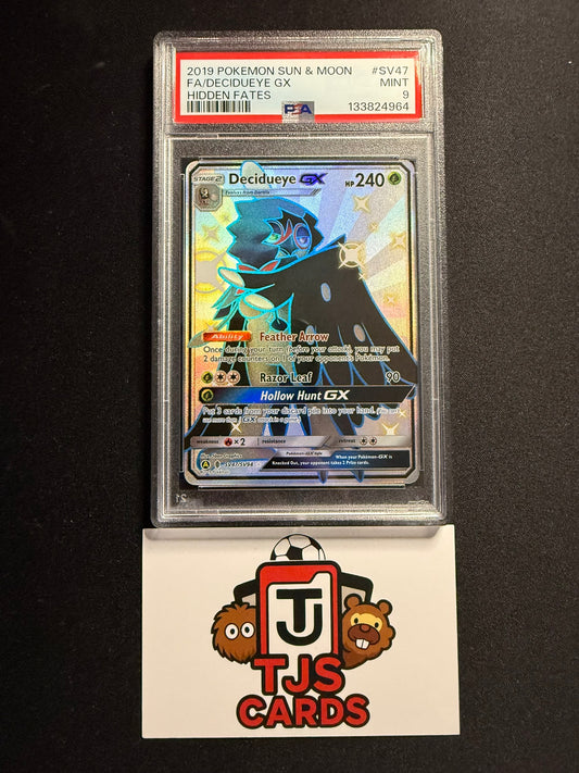 Decidueye GX - PSA 9 - Hidden Fates SV47/SV94 - Pokemon