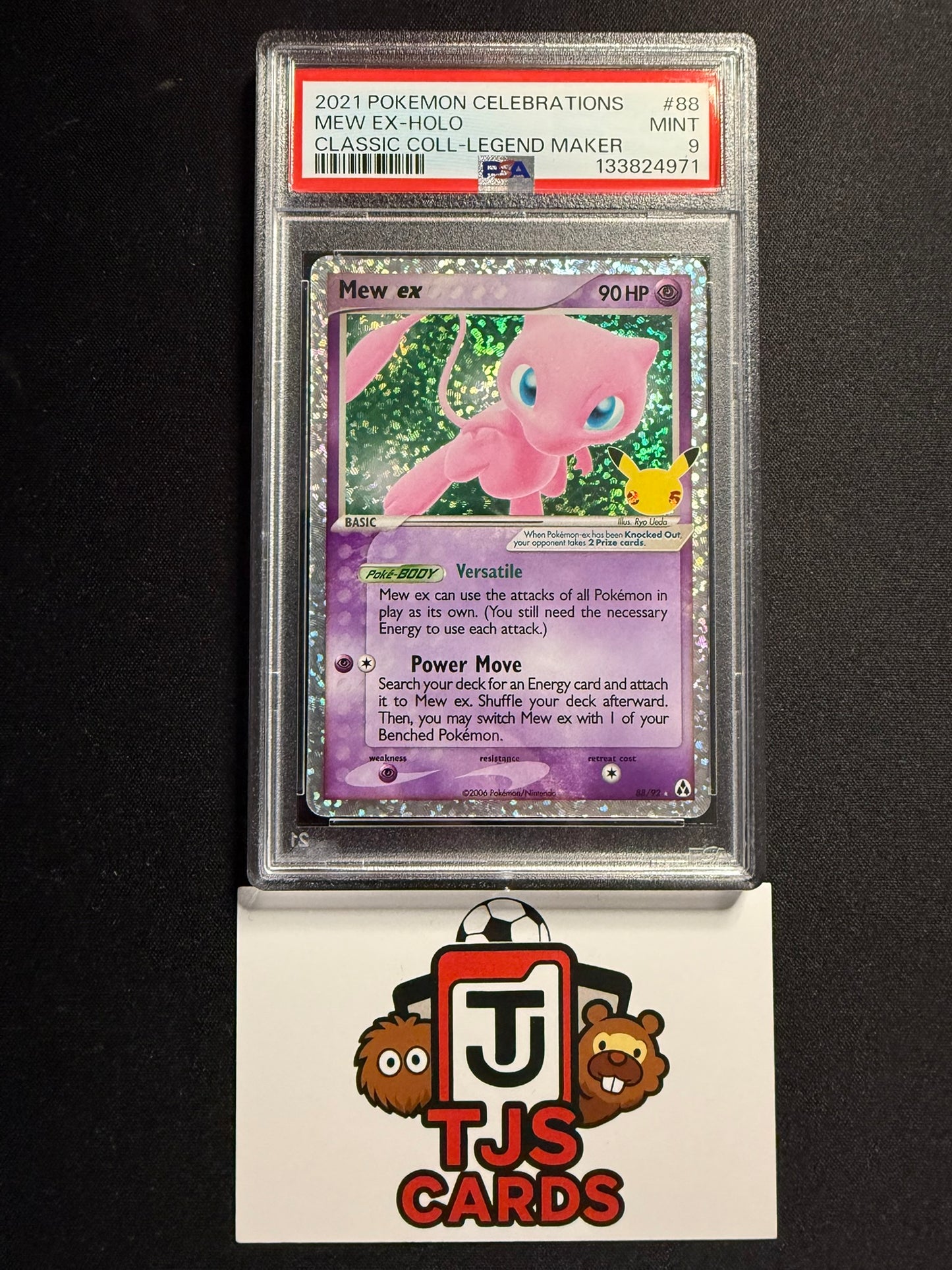 Mew ex - PSA 9 - Celebrations 88/92 - Pokemon