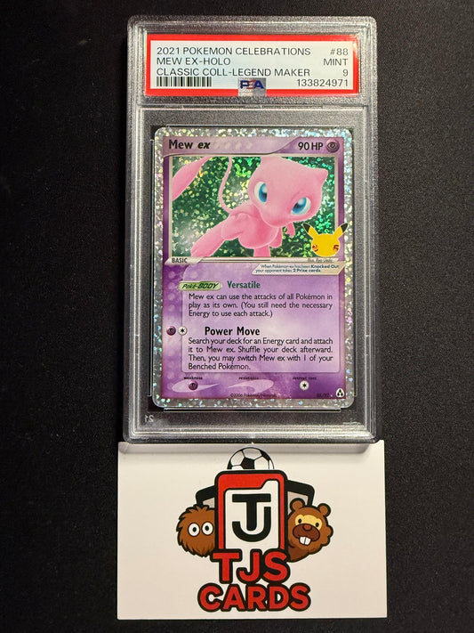 Mew ex - PSA 9 - Celebrations 88/92 - Pokemon