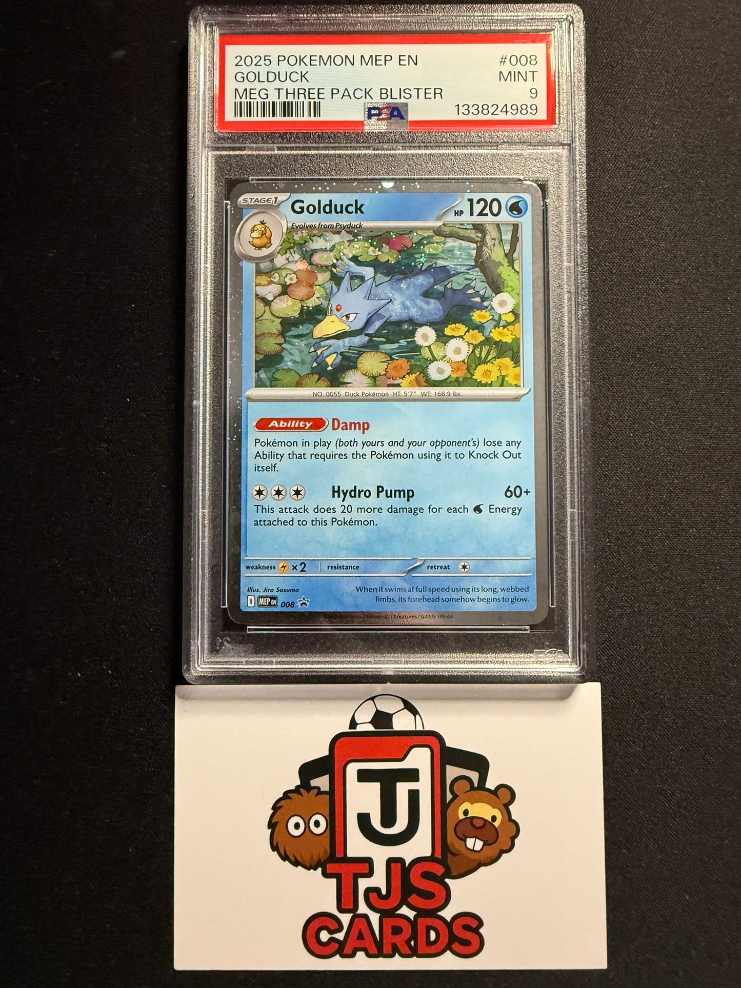 Golduck - PSA 9 - Mega Evolutions Promo 008 - Pokemon