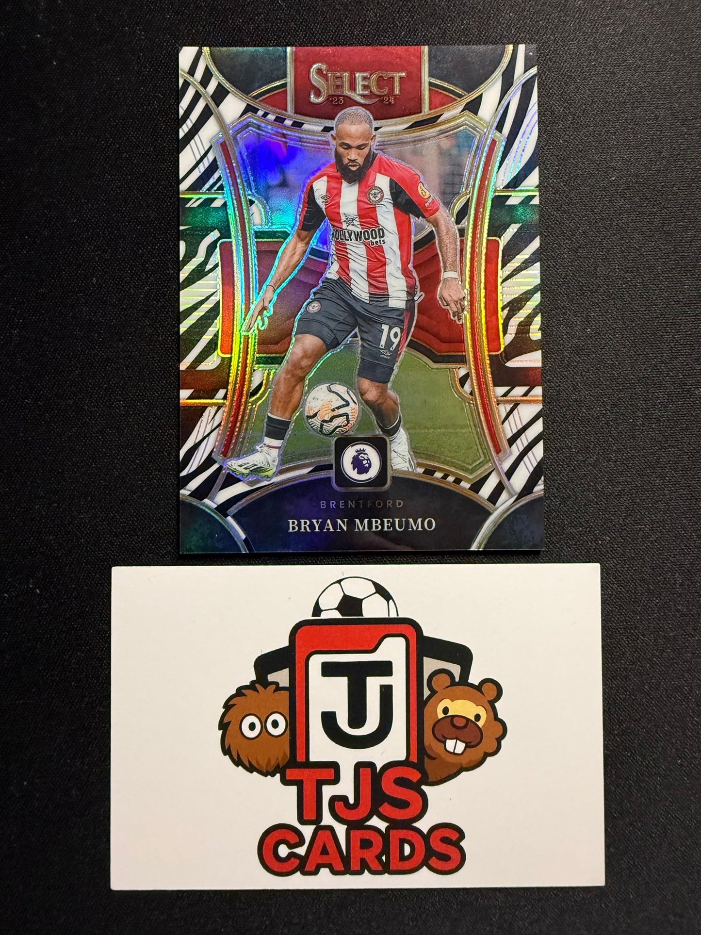 Bryan Mbeumo - Zebra 25/25 - Panini Select Premier League 2023/24