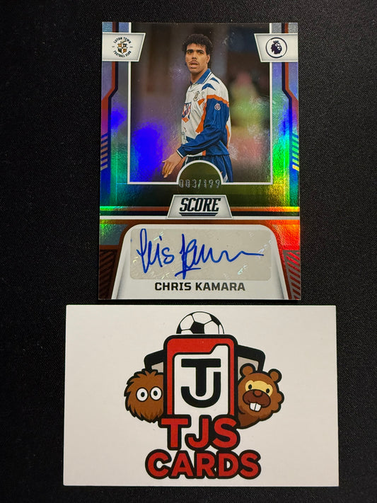 Chris Kamara - Auto /199 - Panini Score Premier League 2023/24