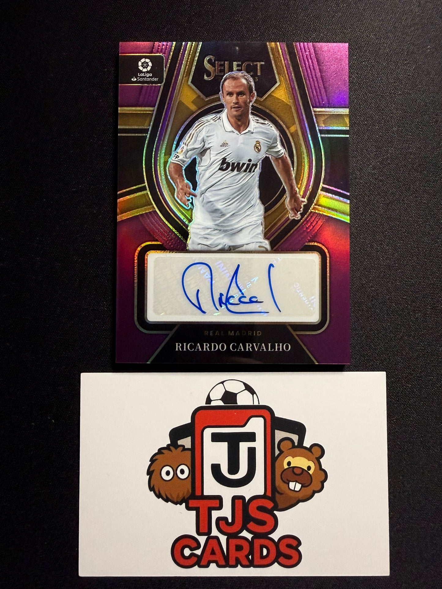 Ricardo Carvalho - Purple Auto /20 - Panini Select La Liga 2022/23