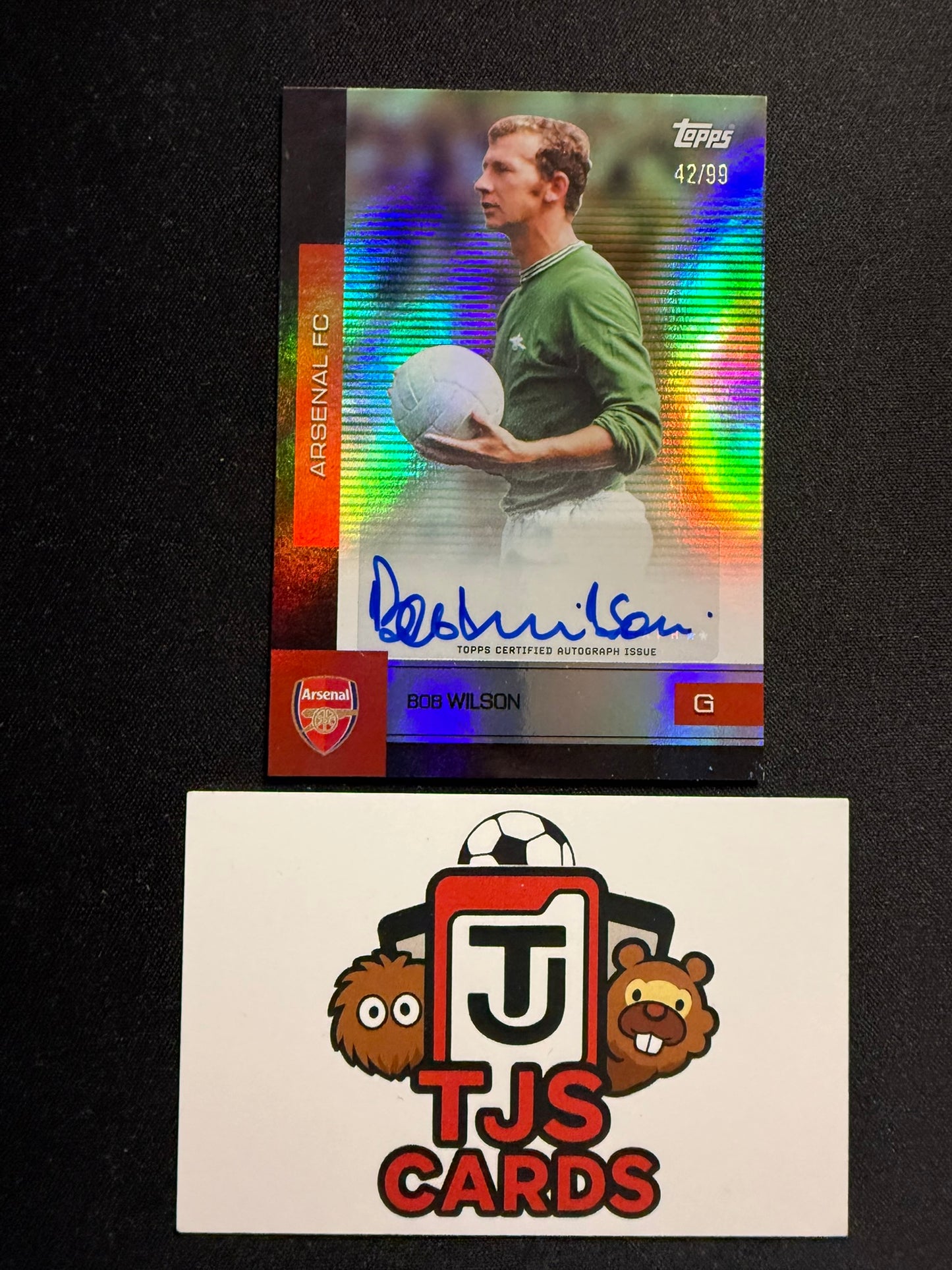 Bob Wilson - Auto /99 - TOPPS Arsenal Team Set 2025/26