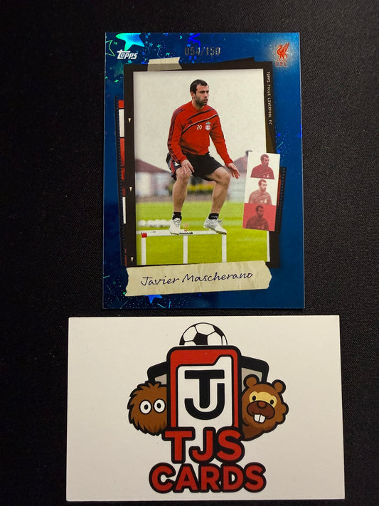 Javier Mascherano - Blue Stars /150 - TOPPS Liverpool Focus 2025/26