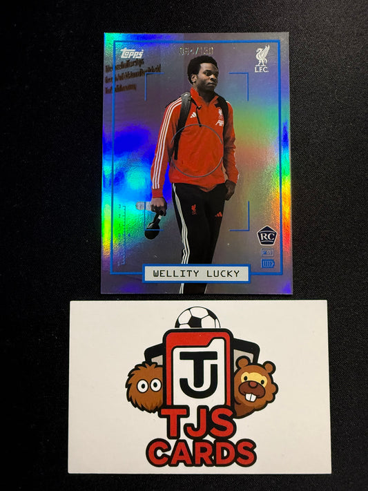 Wellity Lucky - Rookie Blue /150 - TOPPS Liverpool Focus 2025/26