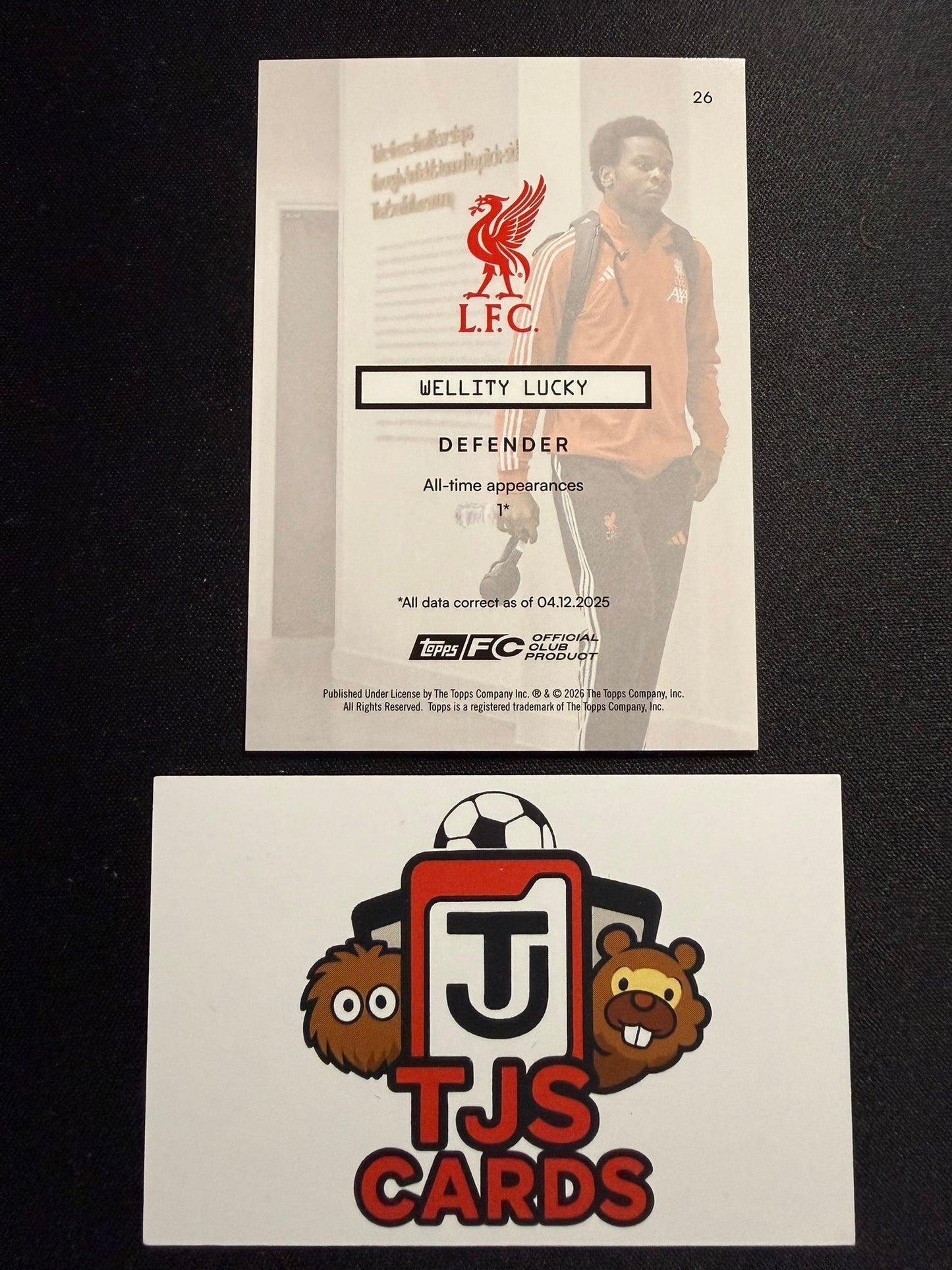 Wellity Lucky - Rookie Blue /150 - TOPPS Liverpool Focus 2025/26