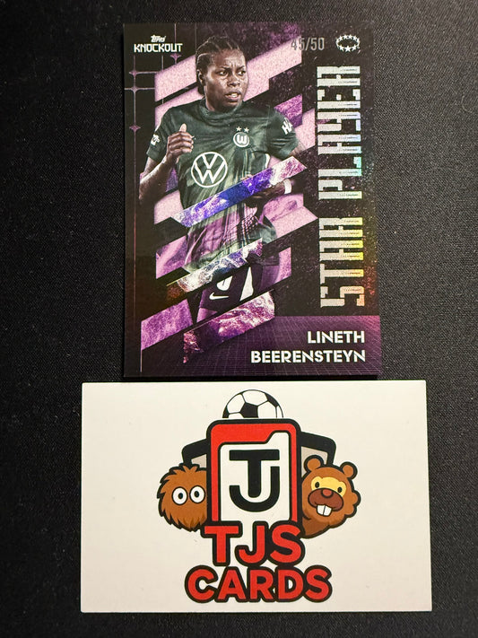 Lineth Beerensteyn - Purple /50 - TOPPS UWCL Knockout 2025/26