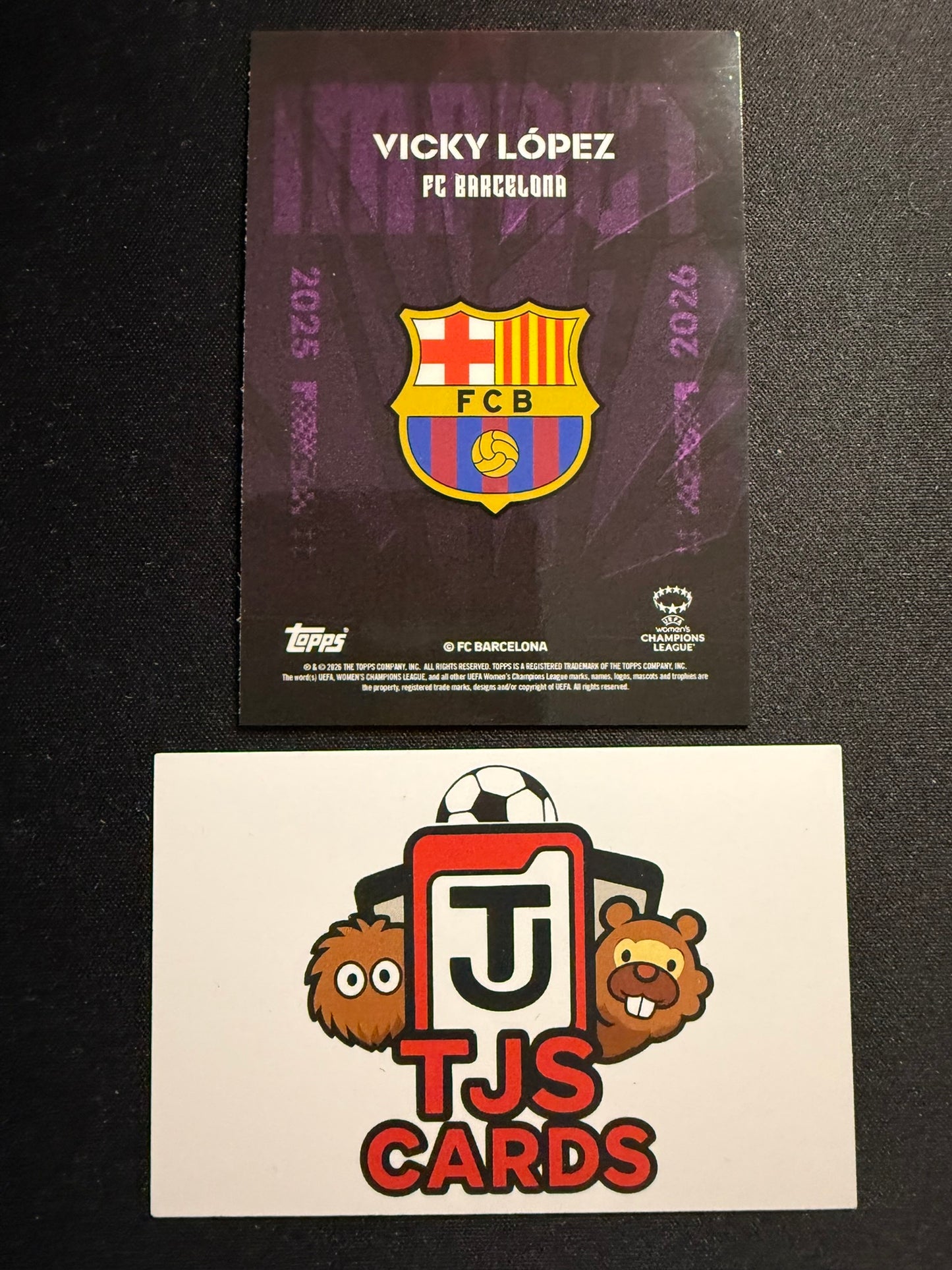 Vicky Lopez - Purple /50 - TOPPS UWCL Knockout 2025/26