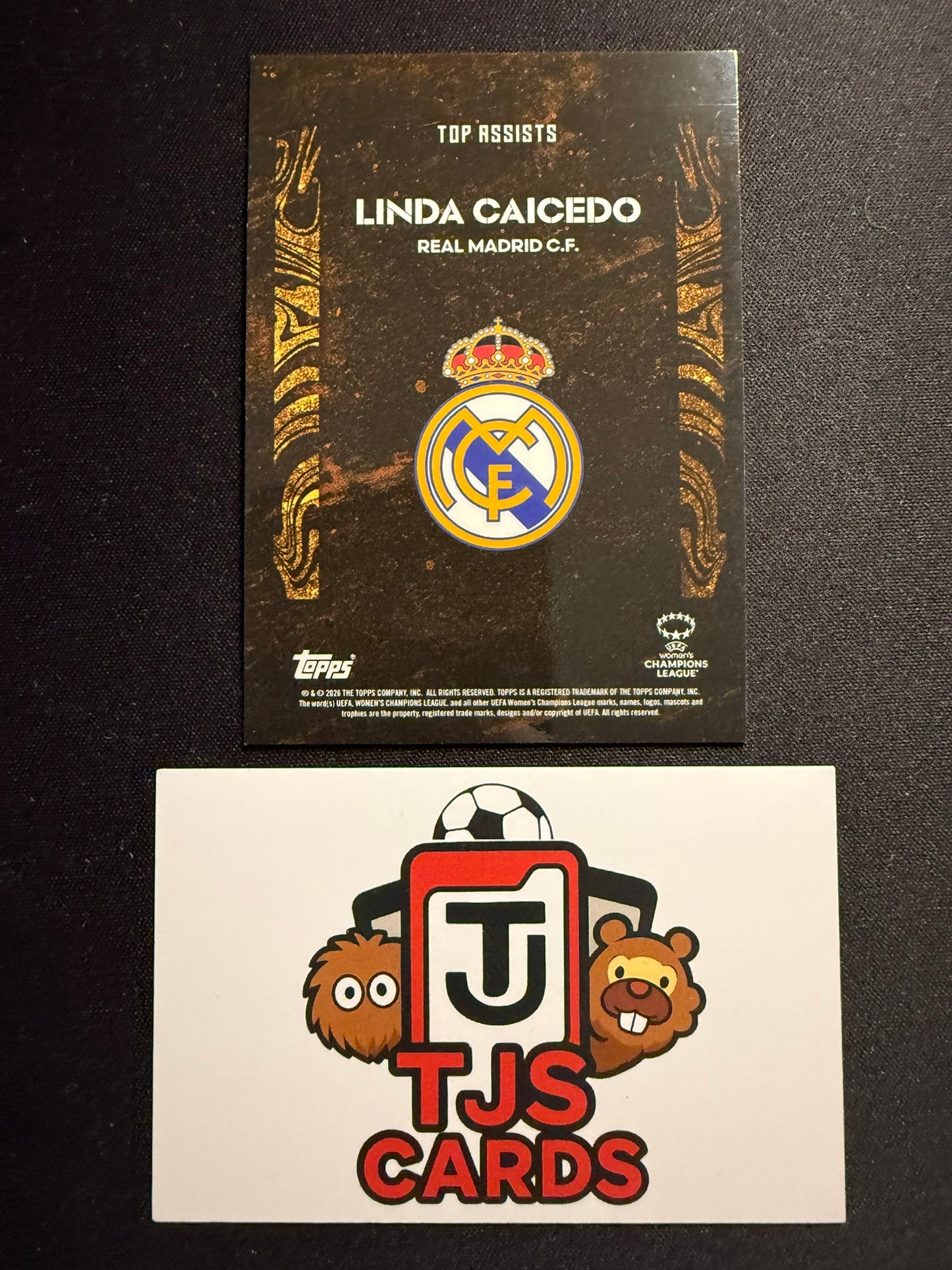 Linda Caicedo - Orange /25 - TOPPS UWCL Knockout 2025/26